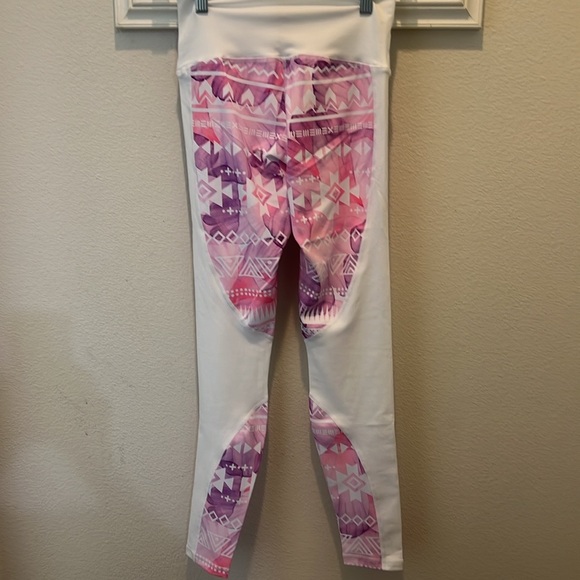 Hera Hero 2pc Women's workout Leggings & top in White /Pink NWT - Picture 7 of 15